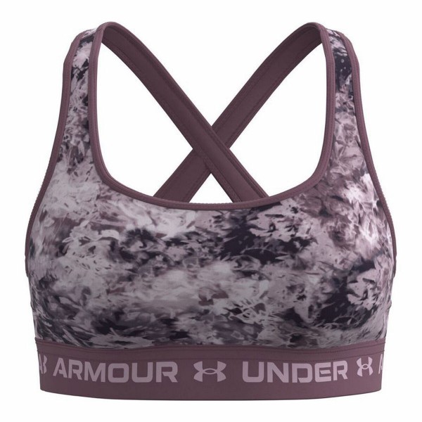 Αθλητικό σουτιέν Under Armour Mid Crossback Καφέ