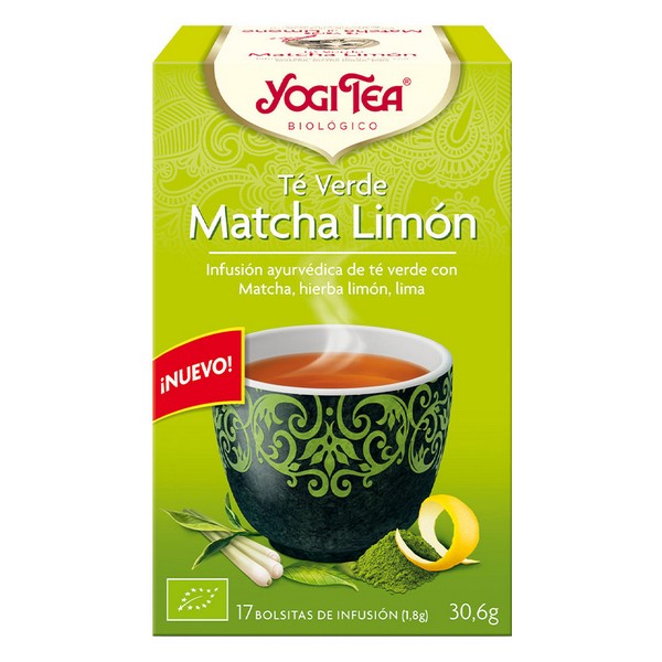 Πράσινο τσάι Yogi Tea Matcha Λεμονί (17 x 1,8 g)