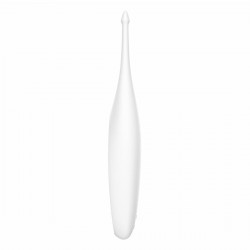 Δονητής Κλειτορίδας Curve Satisfyer Λευκό (17 x 3 cm)