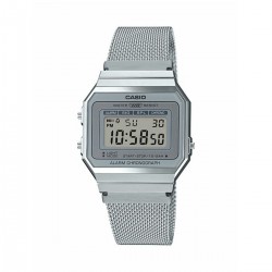 Ανδρικά Ρολόγια Casio A700WEM-7AEF Ασημί