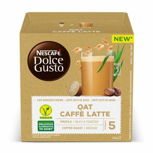 Κάψουλες για καφέ Dolce Gusto Καφές με γάλα Βρώμη (12 uds)