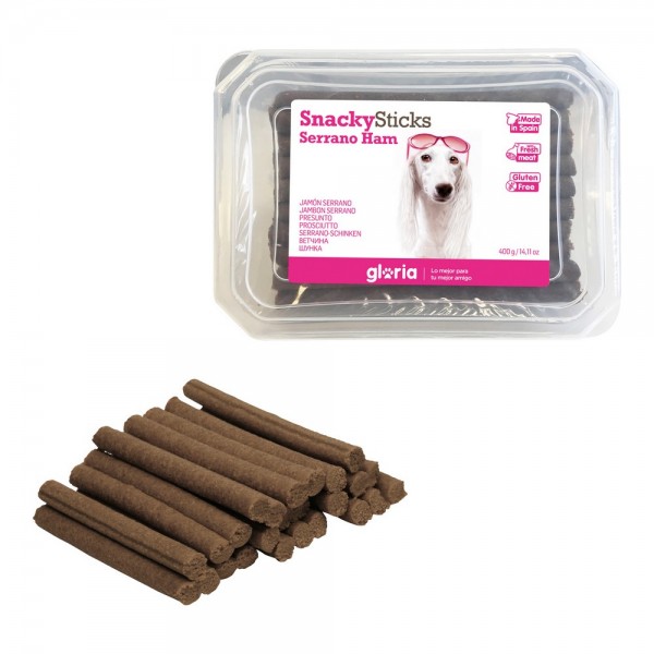 Σνακ για τον Σκύλο Gloria Snackys Sticks Ζαμπόν (350 g)